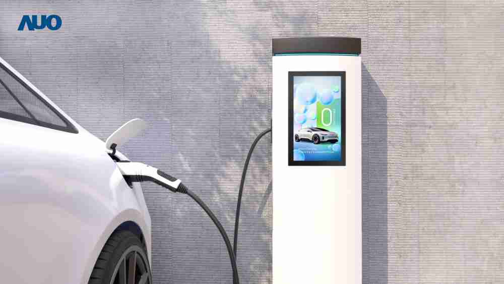 友達〝EVSE車用充電樁解決方案〞專為電動汽車充電樁設計，，，，具有高亮度、、克服戶外艱難環境的耐溫、、耐紫外線等特性，，並搭載散熱性及擴充性強的高效能工業電腦，，，，可實現人機互動訴求，，，如資訊顯示、、、支付等應用